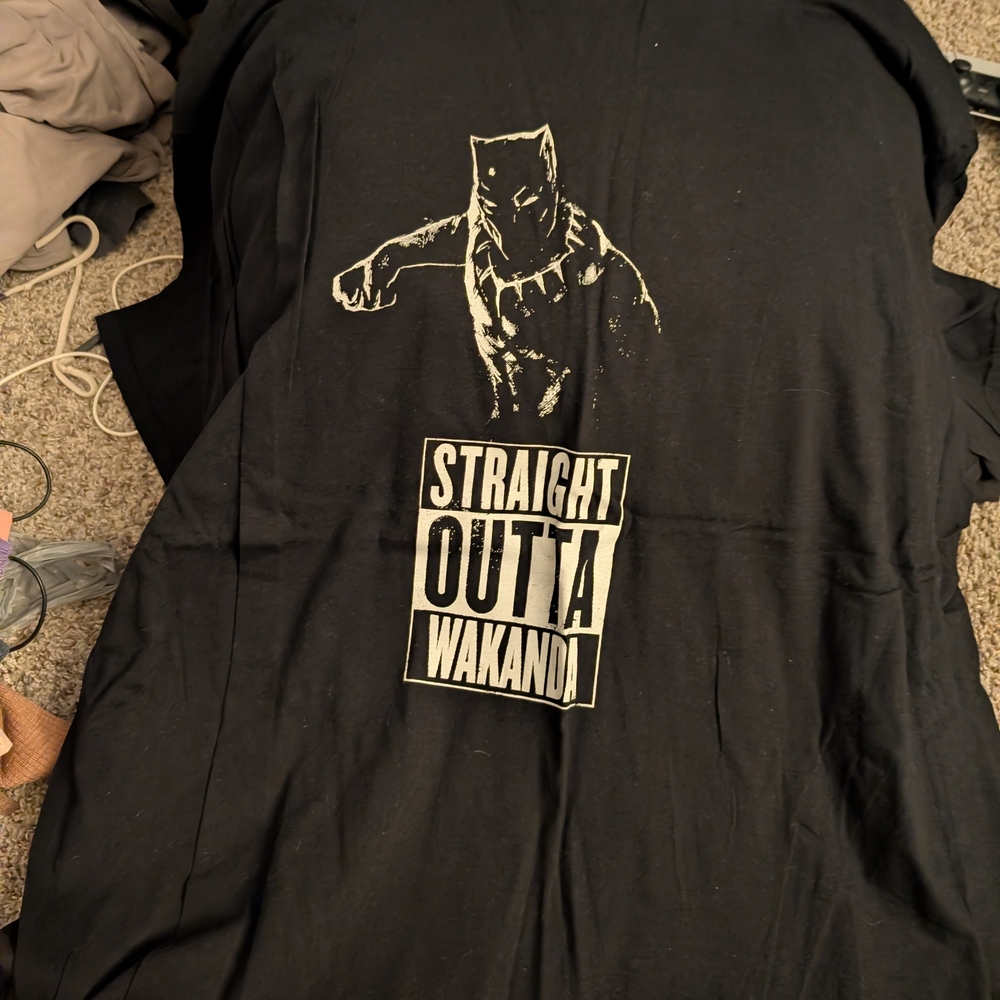 Black Panther "Straight Outta Wakanda" Graphic Tee